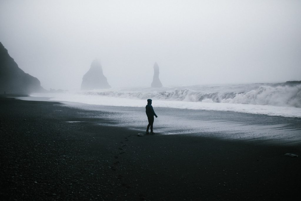 Reynisfjara Black Sand beach in Iceland