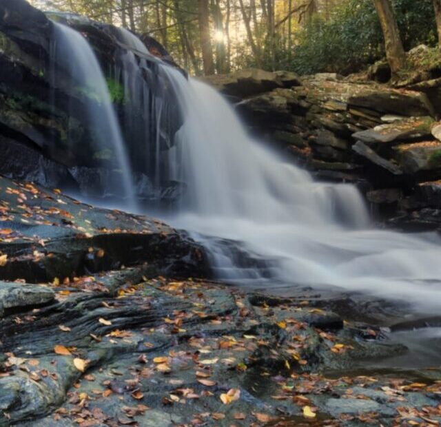 Waterfall in Maine, United States