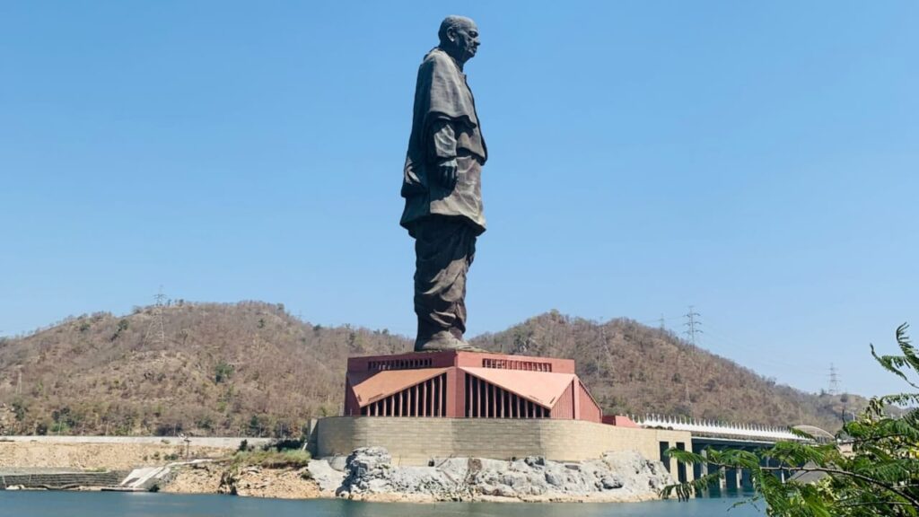 Statue of Unity standing tall