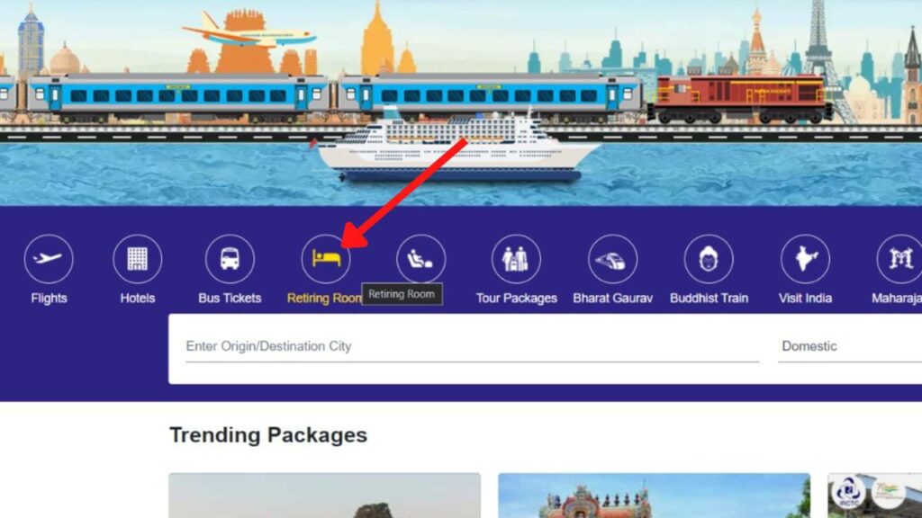 IRCTC Retiring Room Booking Online Process (Any Station) 2024