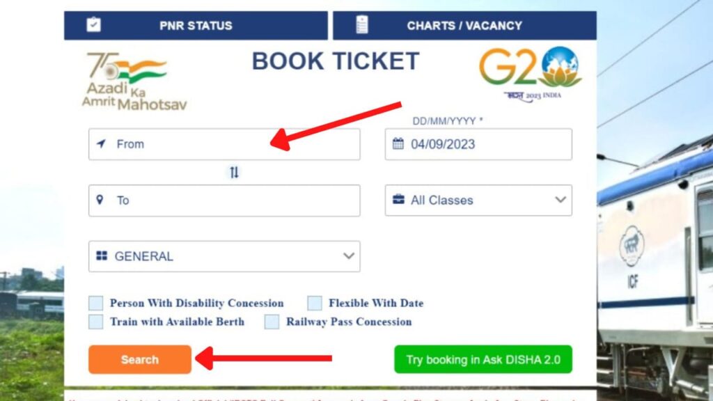 How To Book Train Tickets (Reserved) Online In India 2023