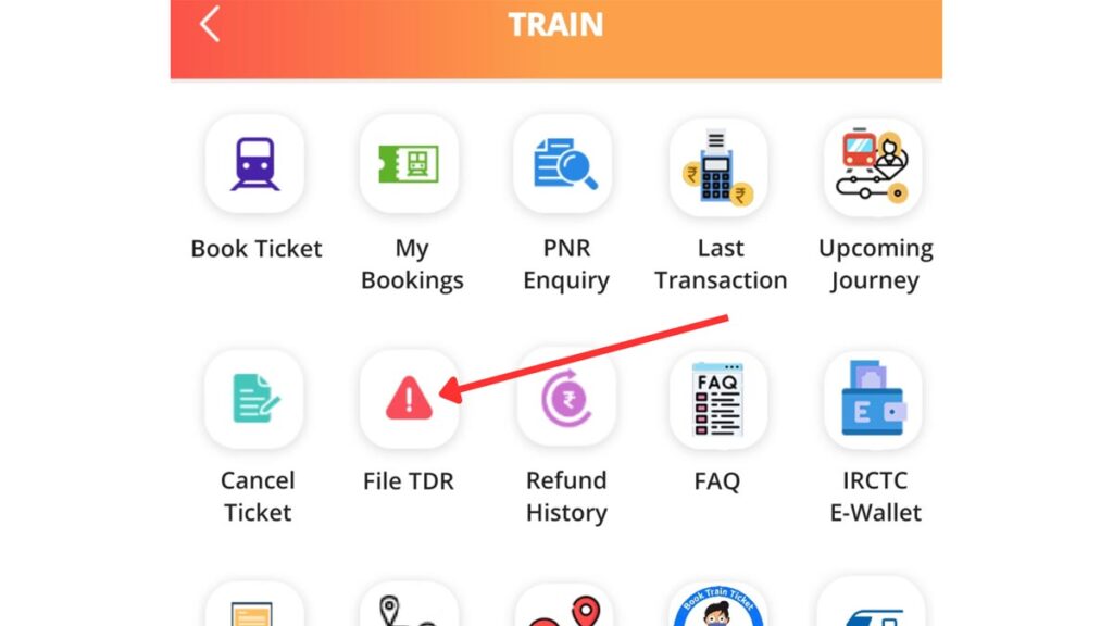 how-to-file-tdr-through-irctc-app-for-ticket-refund