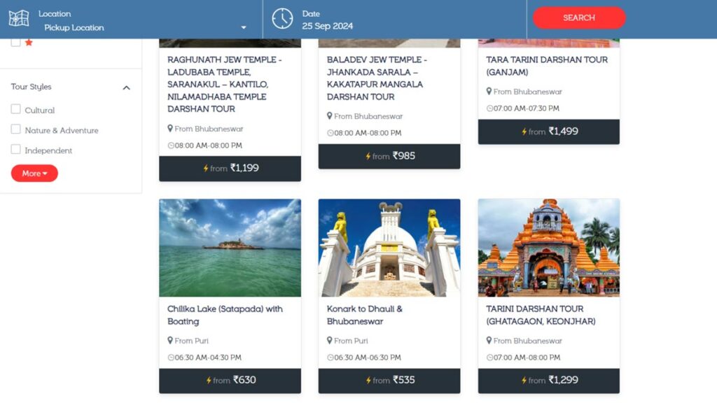 How to Book OTDC Local Sight Seeing Bus