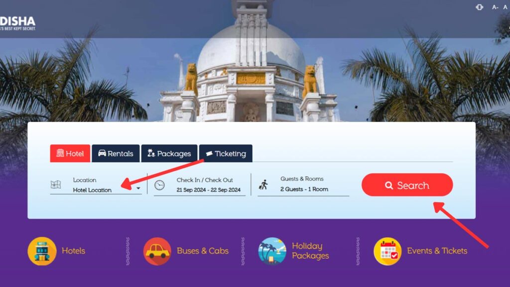 How to Book OTDC Puri Panthanivas Online (In 4 Steps)
