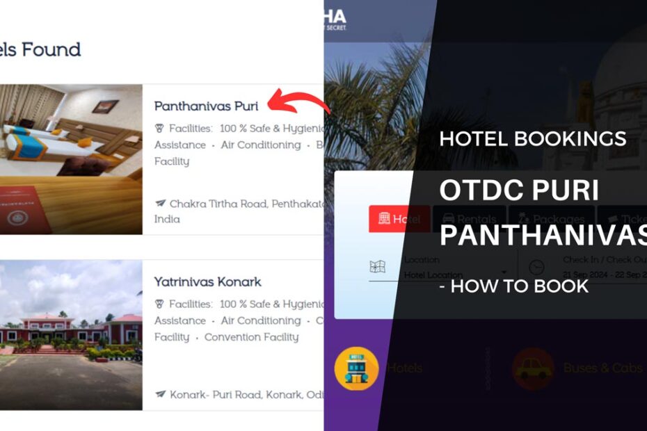 How to Book OTDC Puri Panthanivas Online (In 4 Steps)